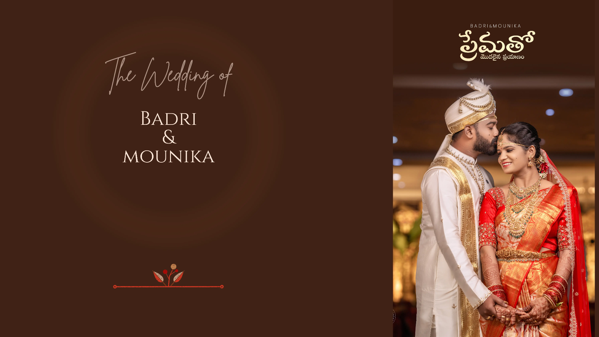Badri & Mounika's Grand 5-Day Wedding Celebration in Hyderabad | A Beautiful College Love Story
